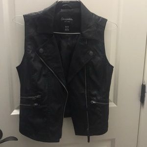 Leather vest